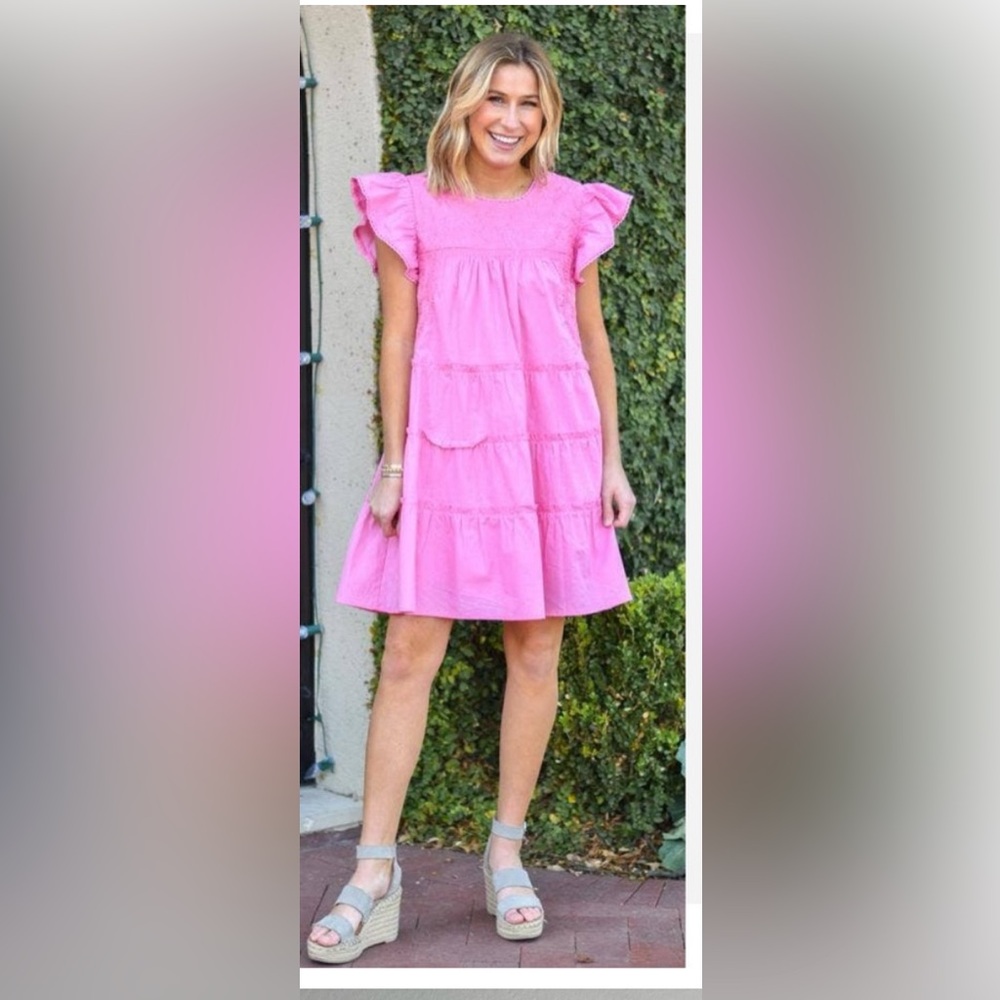 J.Marie -The Cayson dress in pink - XS